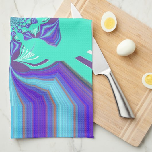 Hakuna Matata Lila Mischung Geschirrtuch (Viertel Falte)