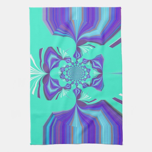 Hakuna Matata Lila Mischung Geschirrtuch (Vertikal)