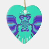 Hakuna Matata Lila Mischung Keramik Ornament (Rechts)