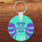 Hakuna Matata Lila Mischung Schlüsselanhänger (Vorderseite)