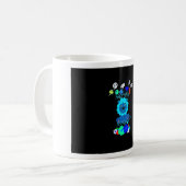 Hakuna Matata Lion Art Print Kaffeetasse (Vorderseite Links)