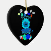 Hakuna Matata Lion Art Print Keramikornament (Rechts)