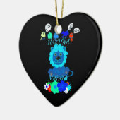 Hakuna Matata Lion Art Print Keramikornament (Links)