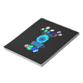 Hakuna Matata Lion Art Print Notizblock (Rotiert)