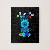 Hakuna Matata Lion Art Print Puzzle (Vertikal)