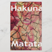 Hakuna Matata Lion Cub Design Briefpapier (Vorderseite)