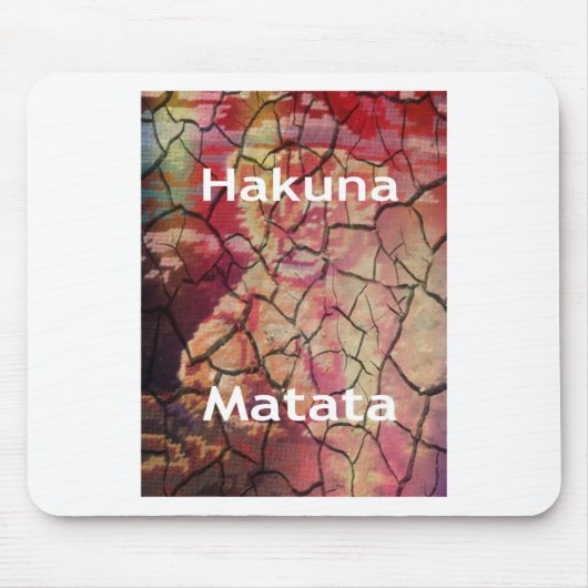 Hakuna Matata Lion Cub Design Mousepad (Vorne)