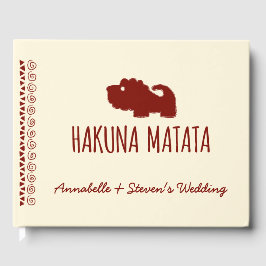Hakuna Matata Lion Gästebuch
