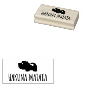 Hakuna Matata Lion Gummistempel (Stempel)