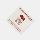 Hakuna Matata Lion Serviette (Ecke)