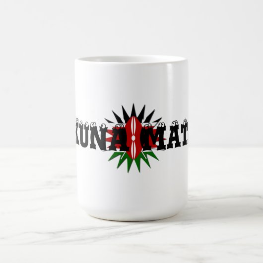 Hakuna matata Logo Kaffeetasse (Mittel)