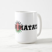 Hakuna matata Logo Kaffeetasse (VorderseiteRechts)