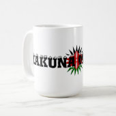 Hakuna matata Logo Kaffeetasse (Vorderseite Links)