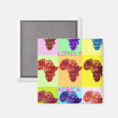 Hakuna Matata Lovely Africa Kühlschrankmagnets Magnet (Vorderseite/Rückseite)