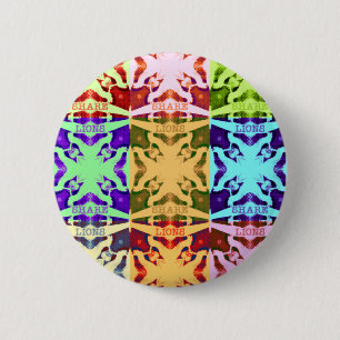 Hakuna Matata Löwen Geschenk Button