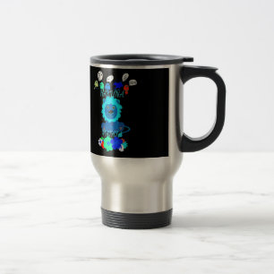 Hakuna Matata Löwen-Kunstprint Reisebecher