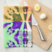 Hakuna Matata Löwengeschenk Geschirrtuch (Viertel Falte)