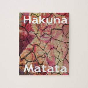 Hakuna Matata Löwenjungend-Design Puzzle