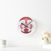 Hakuna matata magische Lampe Runde Wanduhr (Zuhause)