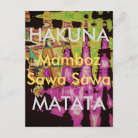 Hakuna Matata Mamboz Sawa Sawa Beautiful Phantasti