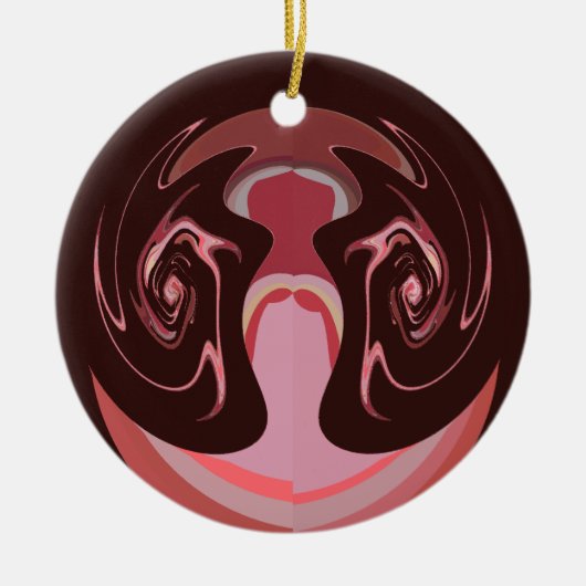 Hakuna matata Maskman Farben Keramik Ornament (Vorne)