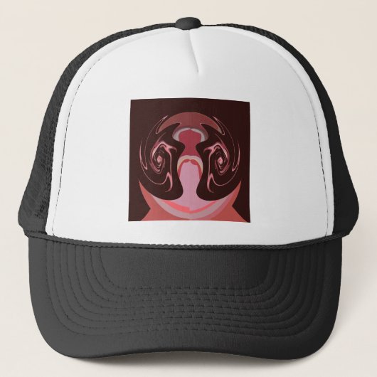 Hakuna matata Maskman Farben Truckerkappe (Vorderseite)