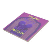 Hakuna Matata Merry Christmas Liebe Design.jpg Fliese (Seite)