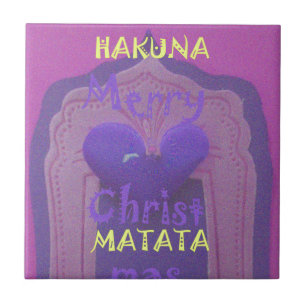 Hakuna Matata Merry Christmas Liebe Design.jpg Fliese