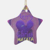 Hakuna Matata Merry Christmas Liebe Design.jpg Keramikornament (Rechts)