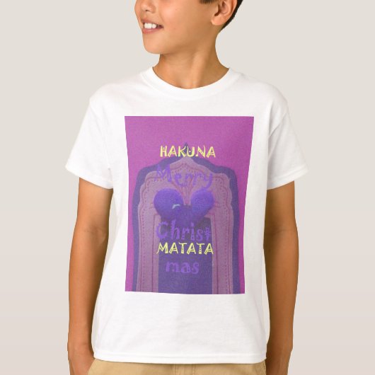 Hakuna Matata Merry Christmas Liebe Design.jpg T-Shirt (Vorderseite)