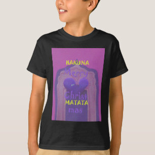 Hakuna Matata Merry Christmas Liebe Design.jpg T-Shirt