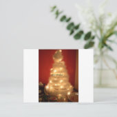 Hakuna Matata Merry Christmas white Feiertagspostkarte (Stehend Vorderseite)