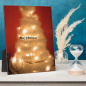 Hakuna Matata Merry Christmas white Fotoplatte (Seite)