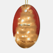 Hakuna Matata Merry Christmas white Keramikornament (Links)