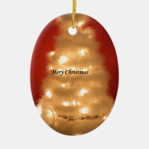 Hakuna Matata Merry Christmas white Keramikornament