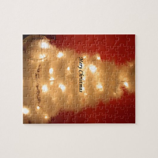 Hakuna Matata Merry Christmas white Puzzle (Horizontal)