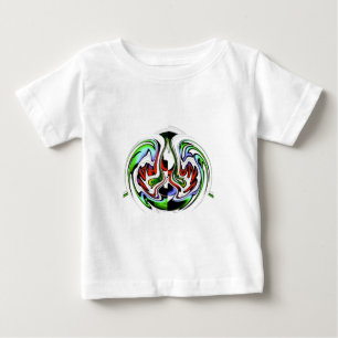 Hakuna Matata mit Abstraktem Whirl und Gradienten Baby T-shirt