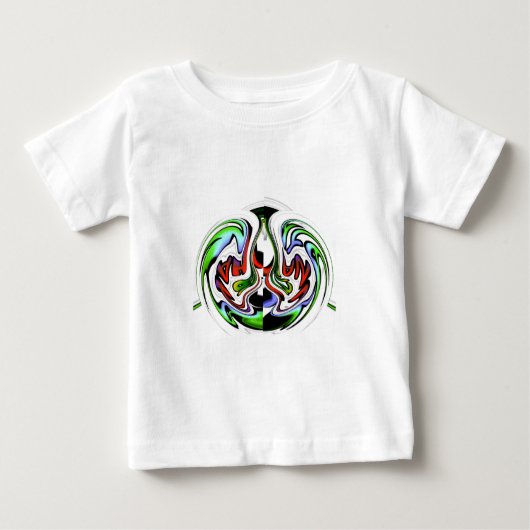 Hakuna Matata mit Abstraktem Whirl und Gradienten Baby T-shirt (Vorderseite)