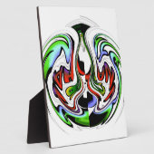 Hakuna Matata mit Abstraktem Whirl und Gradienten Fotoplatte (Seite)