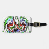 Hakuna Matata mit Abstraktem Whirl und Gradienten Gepäckanhänger (Vorderseite horizontal)