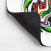 Hakuna Matata mit Abstraktem Whirl und Gradienten Mousepad (Ecke)