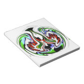 Hakuna Matata mit Abstraktem Whirl und Gradienten Notizblock (angewinkelt)