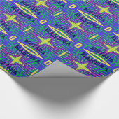 Hakuna matata Mombasa Kanga Geschenkpapier (Ecke)