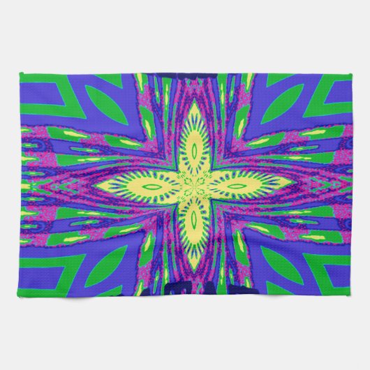 Hakuna matata Mombasa Kanga Geschirrtuch (Horizontal)