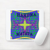 Hakuna matata Mombasa Kanga Mousepad (Mit Mouse)