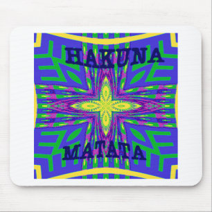 Hakuna matata Mombasa Kanga Mousepad