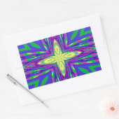 Hakuna matata Mombasa Kanga Rechteckiger Aufkleber (Umschlag)