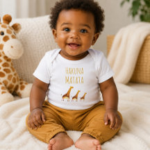 Hakuna Matata Niedliche Giraffen
