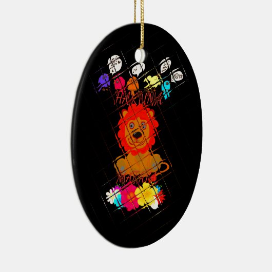 Hakuna Matata niedlicher Löwenkönig Keramikornament (Rechts)