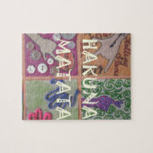 Hakuna Matata niedliches phantastisches Kunstwerk. Puzzle (Horizontal)